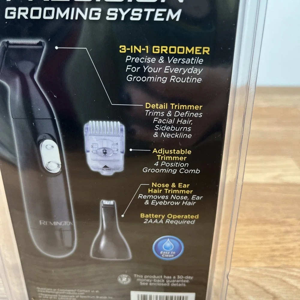 Remington Precision Grooming‎ System Battery Operated Adjustable Trimmer NEW